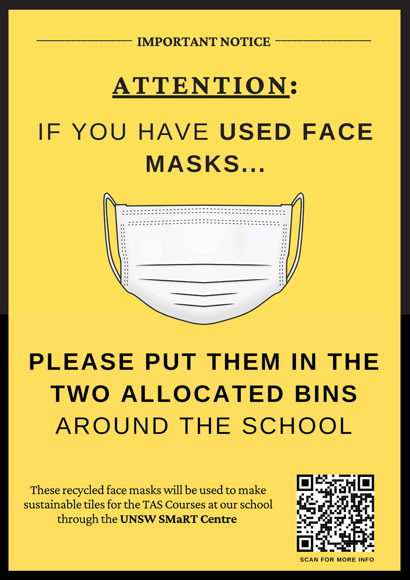 Catherine McAuley Westmead Face Mask Recycling Box, NSW Government