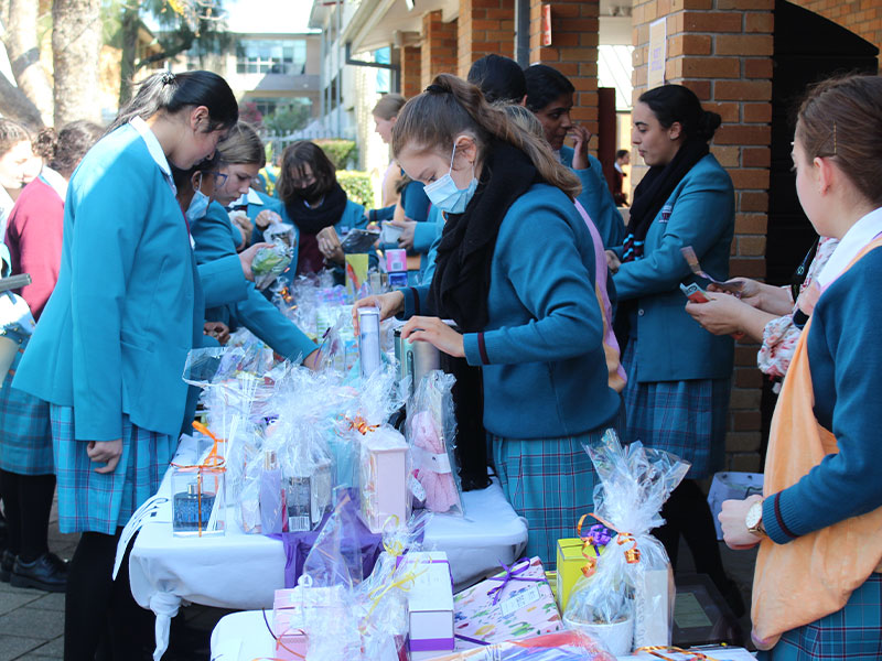 Gift Stall Raises $940 for Mercy Works Chicken and Egg Nutrition Appeal | Catherine McAuley Catholic College Westmead