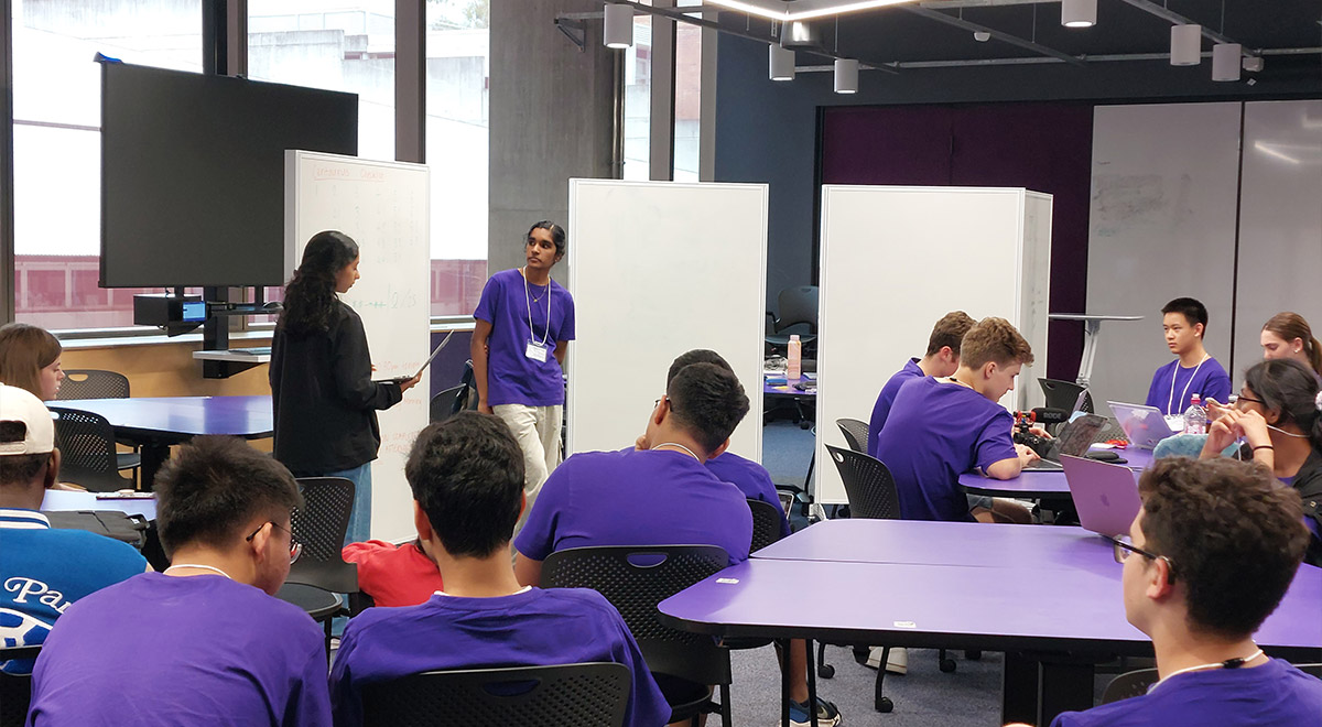 Catherine McAuley Team at the Australian Space Design Competition Final