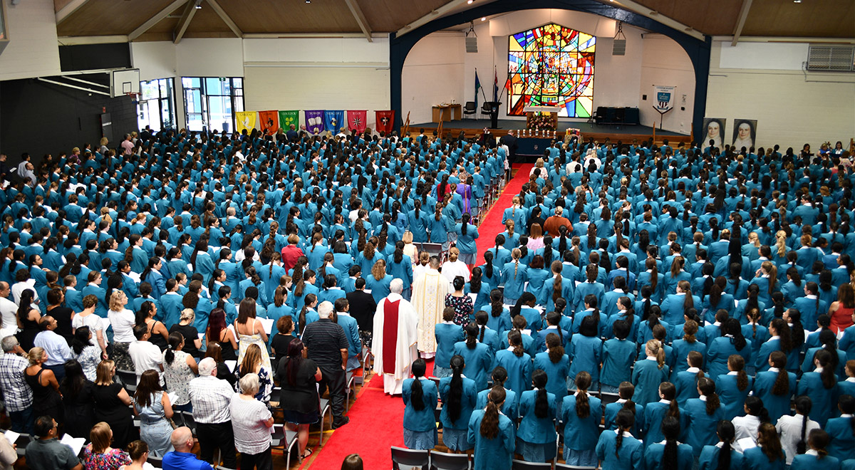 The Catherine McAuley community gathered together on Friday, 3rd February 2023 for the Opening School Mass.