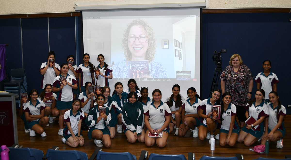 Author Helen Thurloe had a Zoom chat with Year 9 English students to speak about her book they are reading.