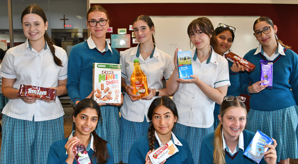 In 12 Mercedes the students often have morning tea together McAuley Westmead