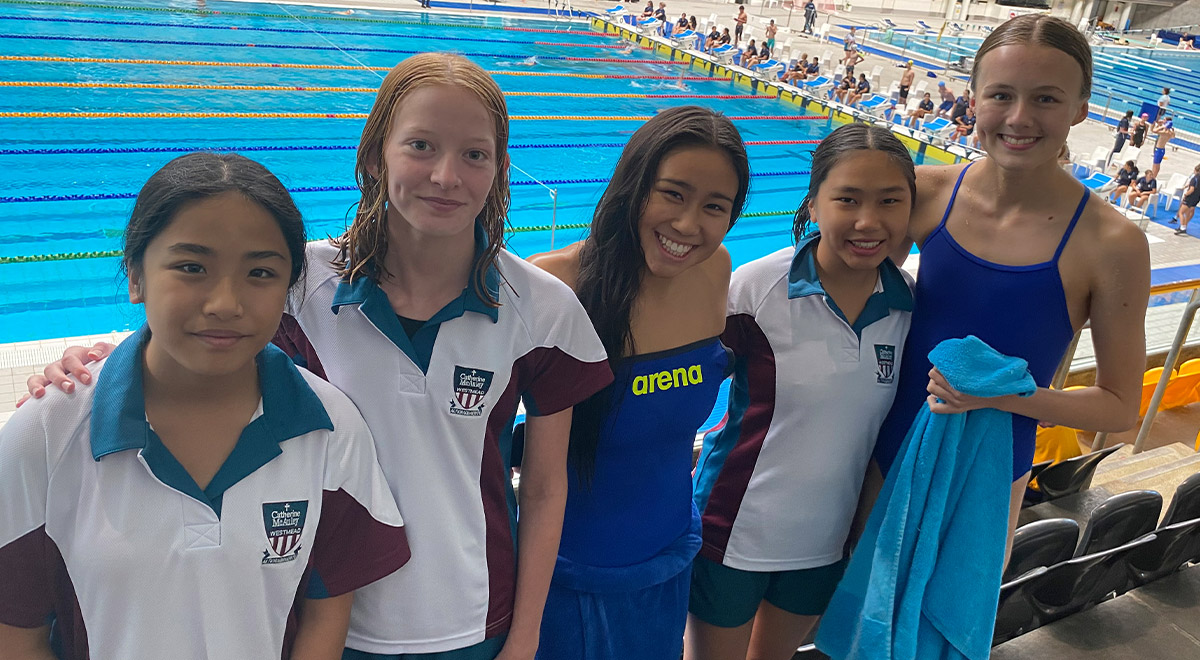 The 6 x 50m Freestyle Team