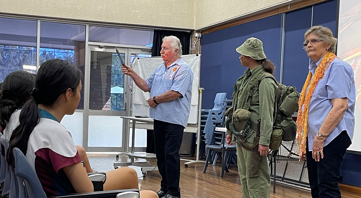 Year 10 History Students Listen To Talk From Australian Vietnam War Veteran | McAuley Westmead