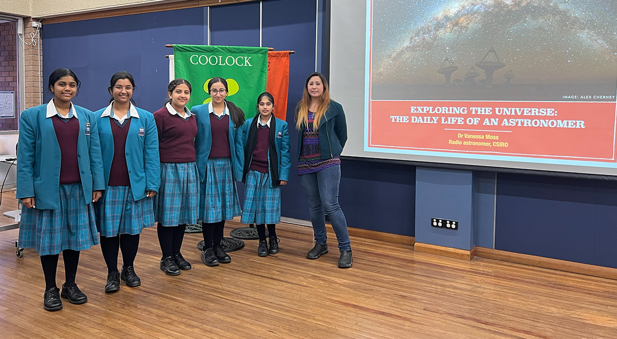 Dr Vanessa Moss visits Catherine McAuley Westmead