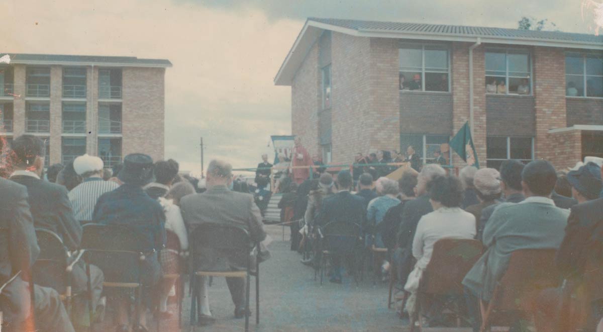 The offical opening of Catherine McAuley and Parramatta Marist on Sunday 6th November 1966