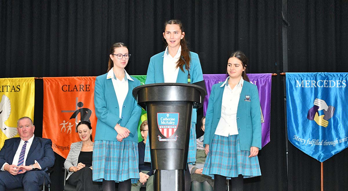 Catherine McAuley Westmead leaders launched McAuley's got talent