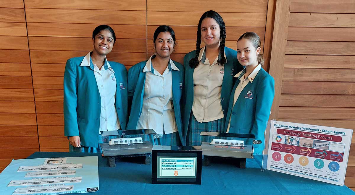 Catherine McAuley Westmead STEM Club finalists