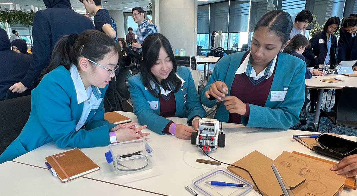 Catherine McAuley Westmead Year 9 students at Cyber Industry Day