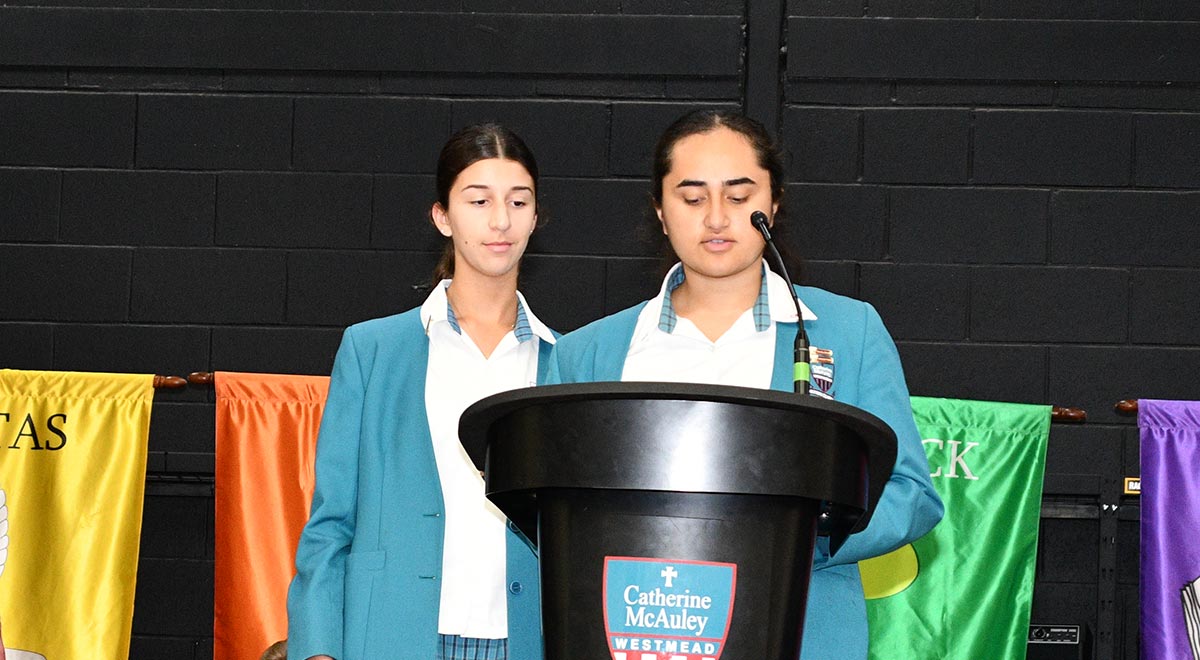 The Student Technology Leaders highlighted the recent achievements of the McAuley STEM Clubs at the school assembly on Wednesday 8th November