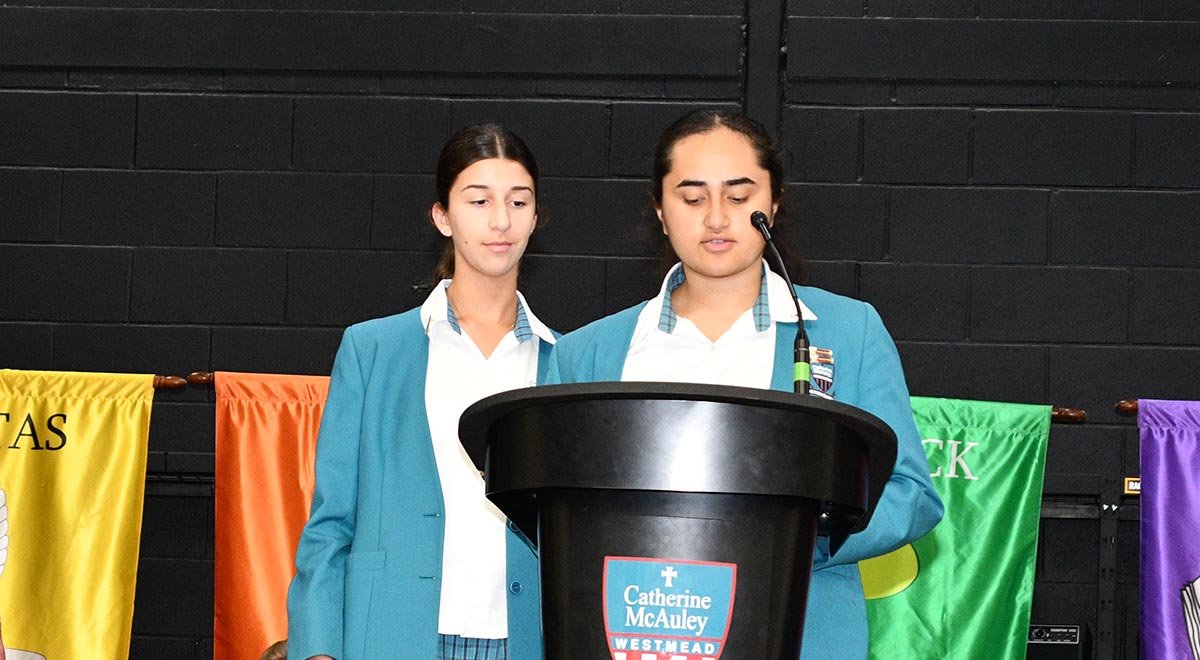The Student Technology Leaders highlighted the recent achievements of the McAuley STEM Clubs at the school assembly on Wednesday 8th November