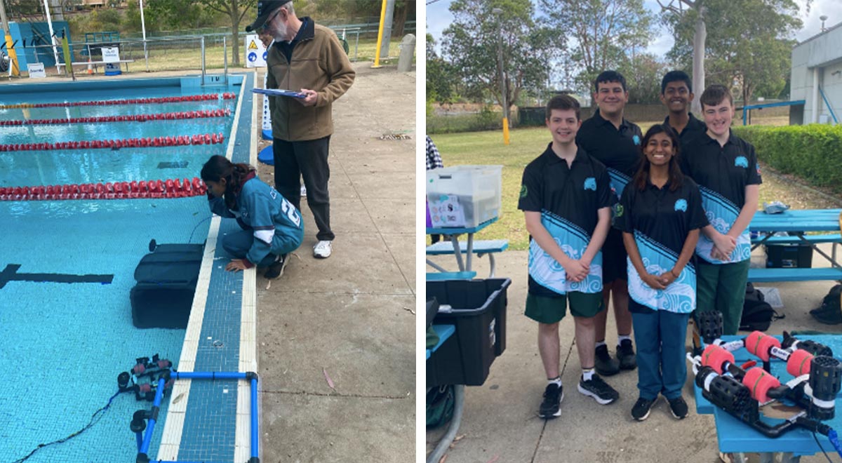 Year 11 student Shivali joined with Parramatta Marist students to compete in the Subs in Schools competition