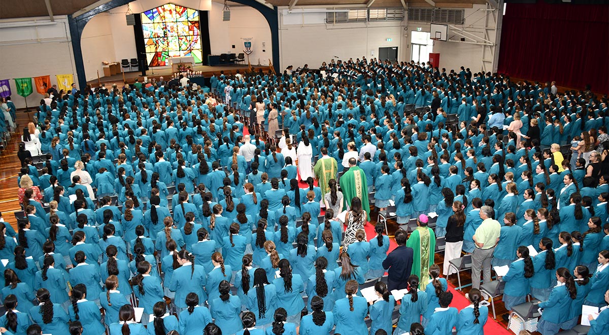 The school community gathered together for the Opening School Mass on Friday 9th February 2024