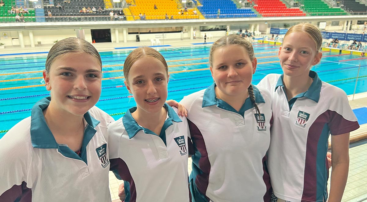 The Catherine McAuley Westmead 12-14 Years 4 x 50m Freestyle Relay Team