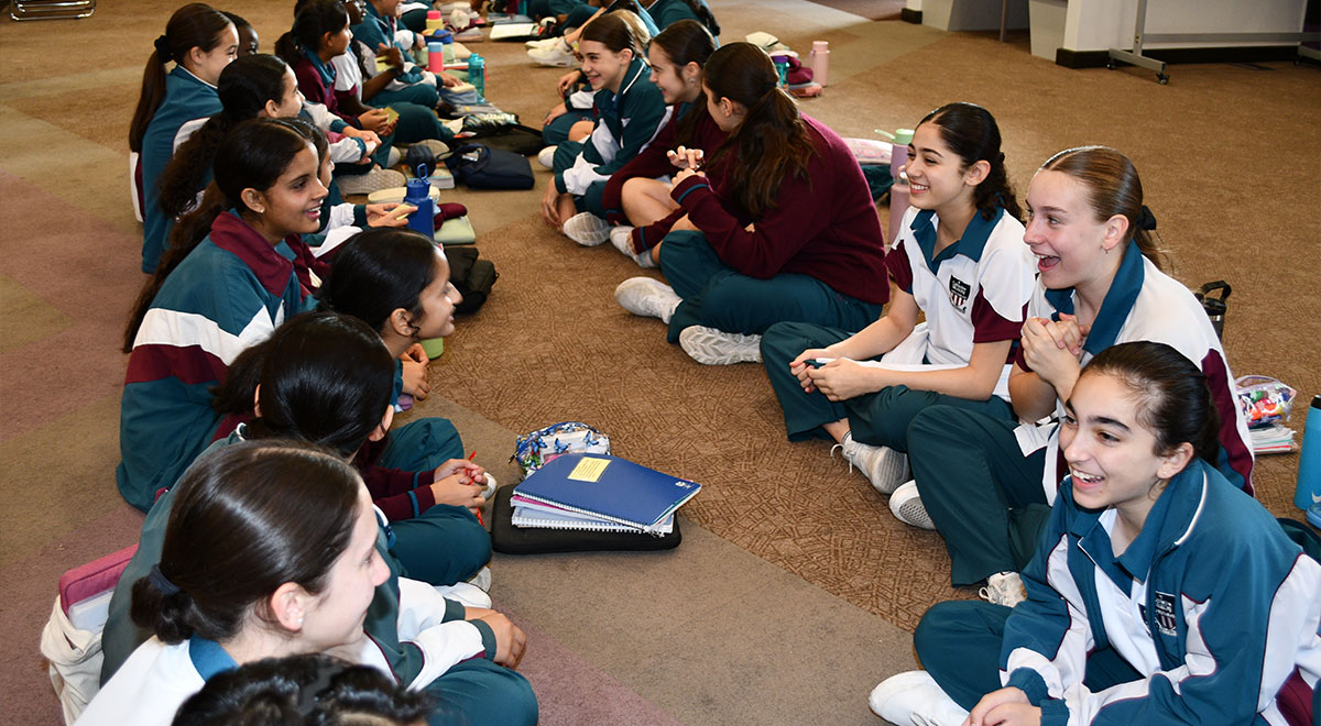 Year 7 Catherine McAuley Westmead students