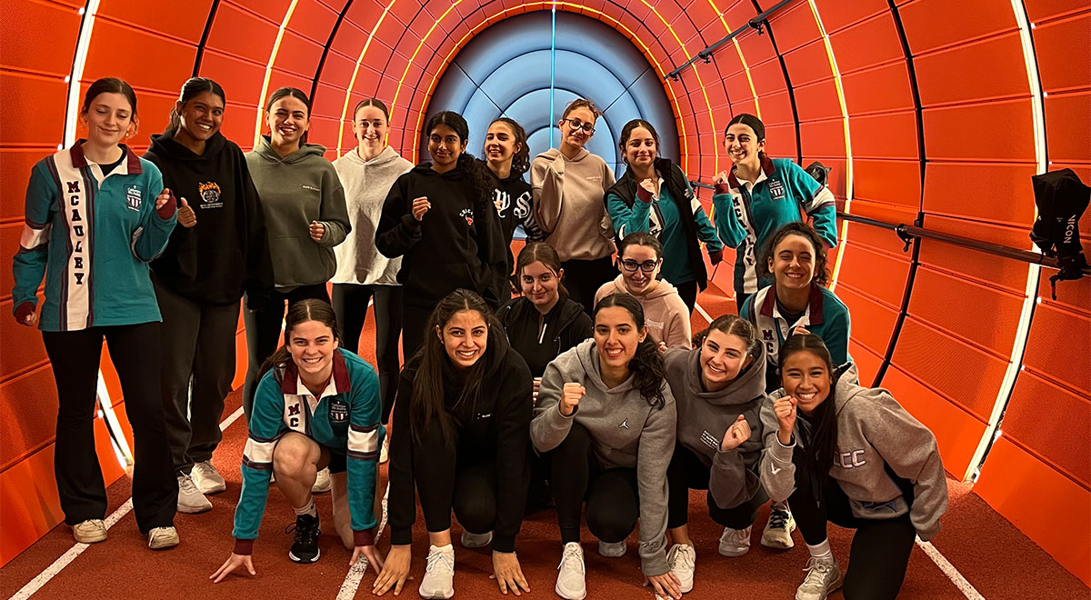 Catherine McAuley Westmead students at Australian Catholic University BEST HUB