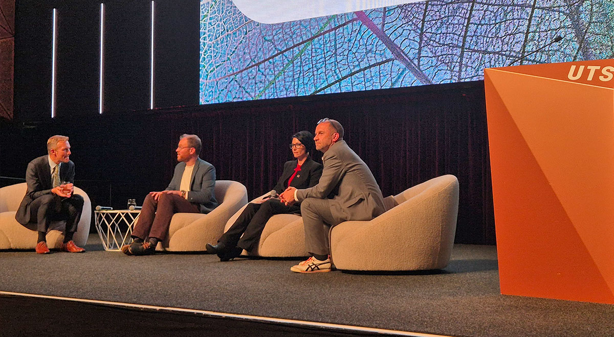The expert panel at UTS Green Infrastructure Conversation