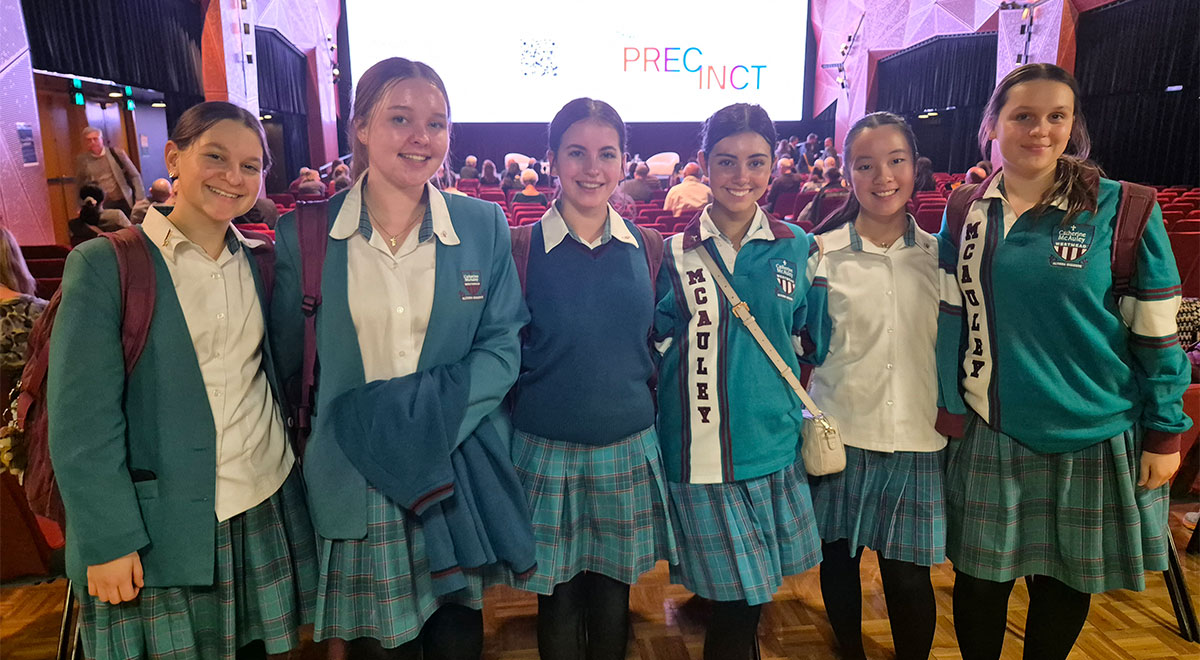 Catherine McAuley Senior Students at UTS Green Infrastructure Conversation