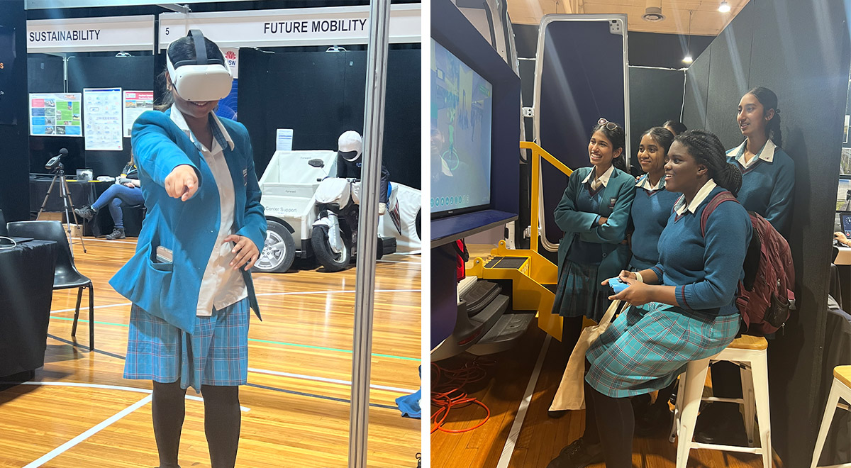 Students from McAuley Westmead exploring the careers expo