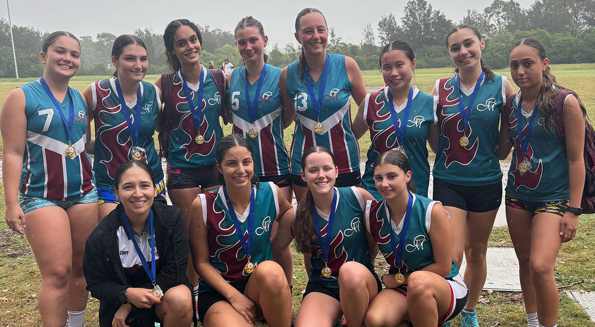 The senior OzTag team from Catherine McAuley Westmead
