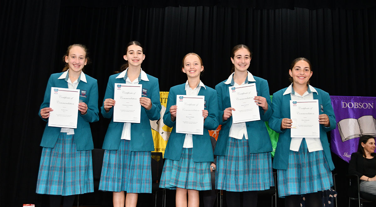 The 2024 Year 7 Debating Team
