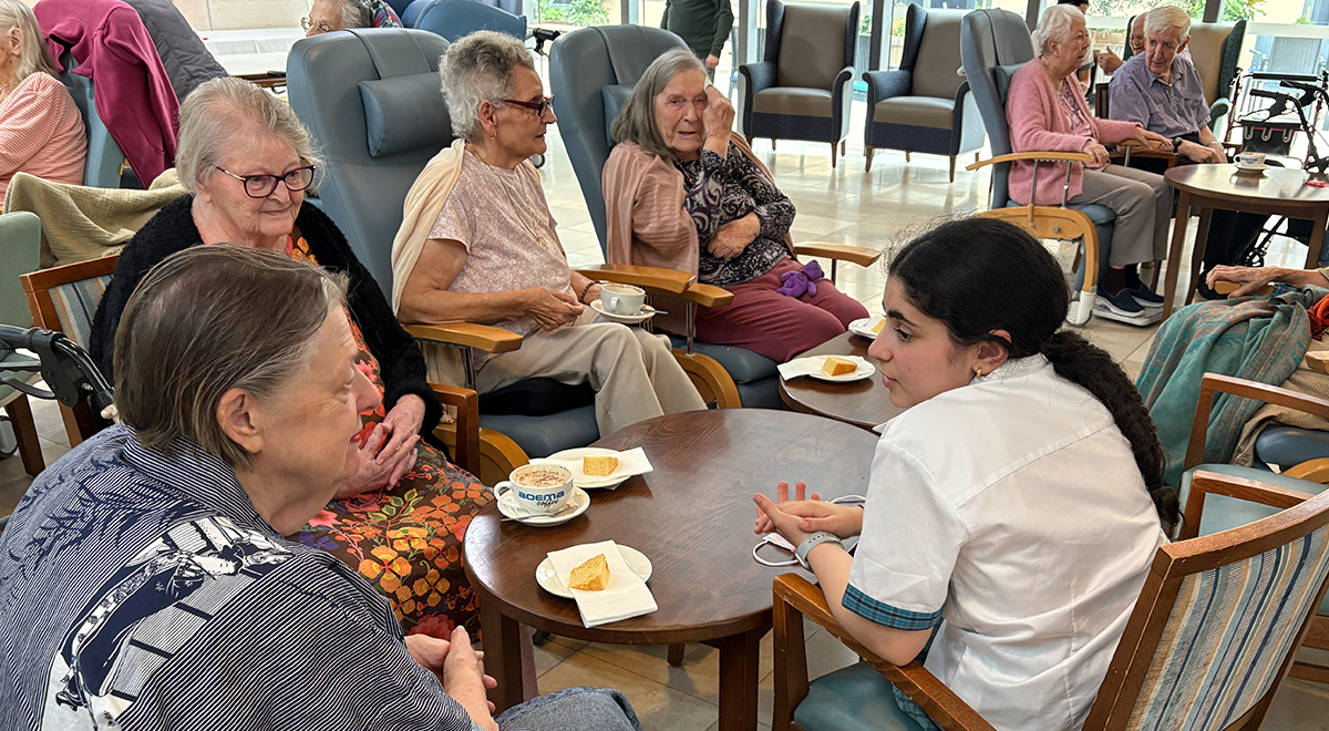 Catherine McAuley Westmead student at Cabrini Nursing home