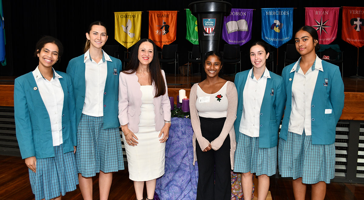JRS Representative Thanks Catherine McAuley Westmead 01