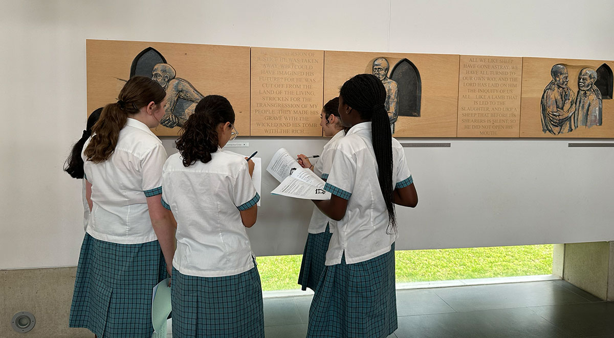 Catherine McAuley Westmead students on the year 8 reflection day