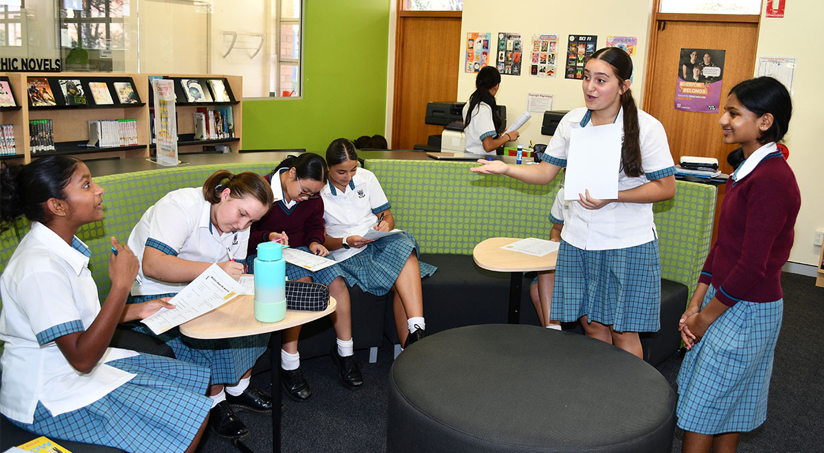 The first Chapter Chatter session at Catherine McAuley Westmead