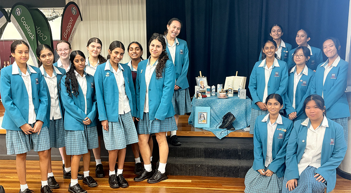 Catherine McAuley Westmead students attending Eco-Justice retreat