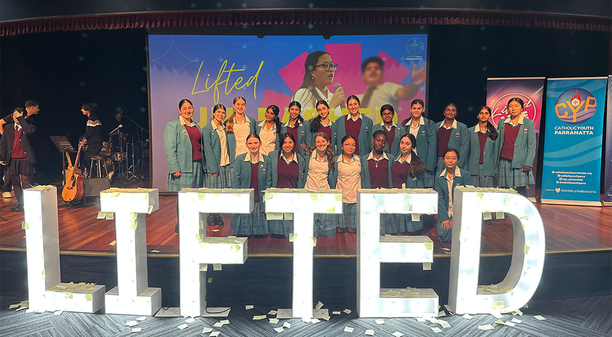 Lifted Unleashed at Rooty Hill, attended by Catherine McAuley Westmead students