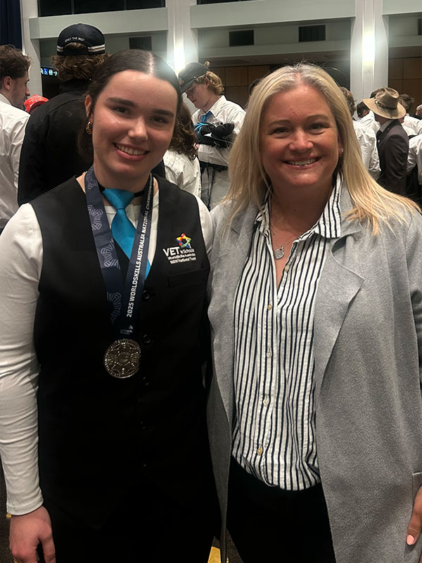 Niamh M. Year 12 has placed 2nd in the WorldSkills Australia Business Services competition.