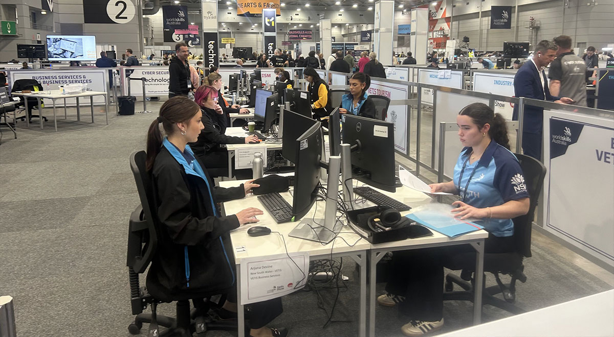 Niamh M. Year 12 has placed 2nd in the WorldSkills Australia Business Services competition.