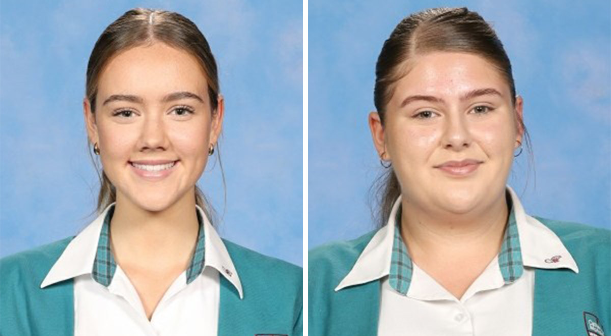 Georgia B. and Summer K.