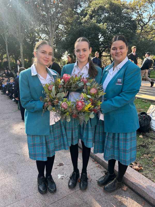 Catherine McAuley students laid a wreath at the Indigenous Veterans Commemoration Service held at the Hyde Park War Memorial on Friday 30th May 2025.