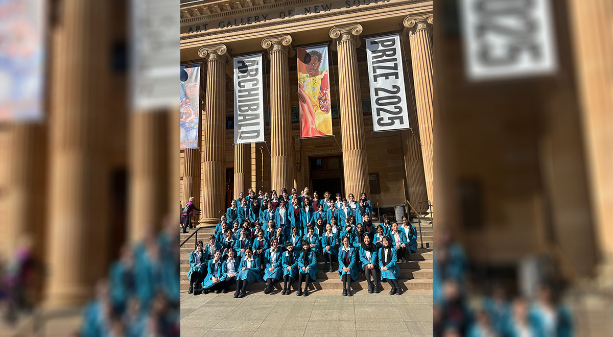 Years 9 and 10 Visual Arts students visited the Archibald, Wynne and Sulman exhibition at the Art Gallery of NSW.