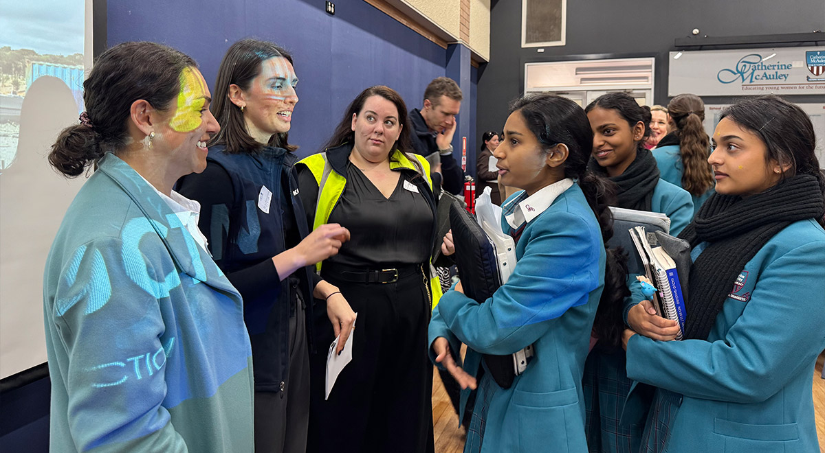 Catherine McAuley Westmead students at careers session