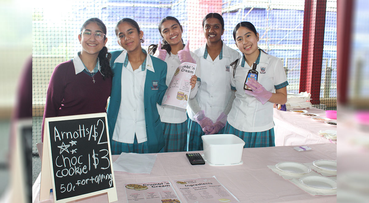 Market day stalls at Catherine McAuley Westmead