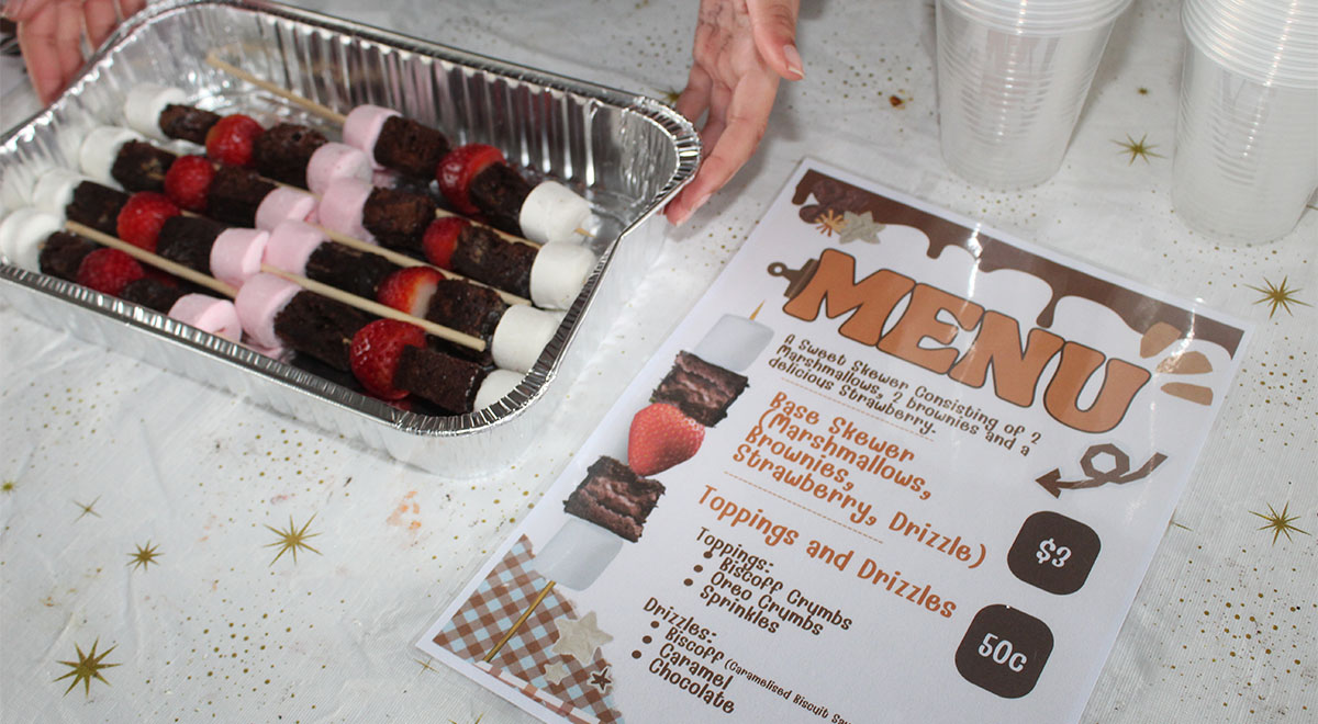 Market day stalls at Catherine McAuley Westmead