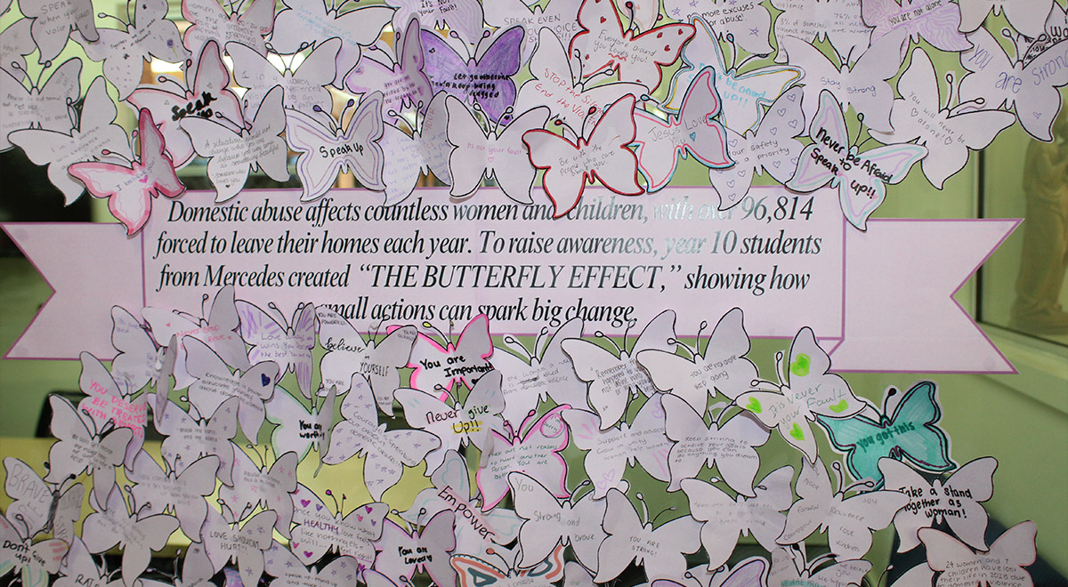 Year 10 Students Implement Awareness Campaign About Domestic Violence