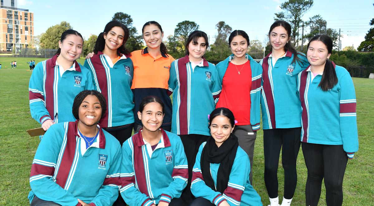 Year 12 students during the recent Mercy Week activity day