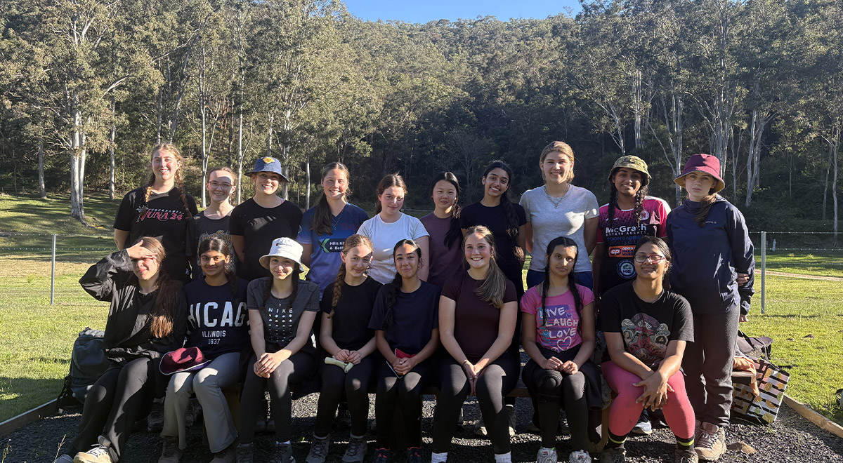 Year 9 Catherine McAuley Westmead students on their Bronze Duke of Edinburgh Adventurous Journey
