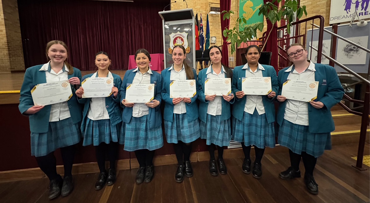 Certificate of Achievement in VET Yr 12 students VET Rotary Awards Tue 9 Sept 2025 2