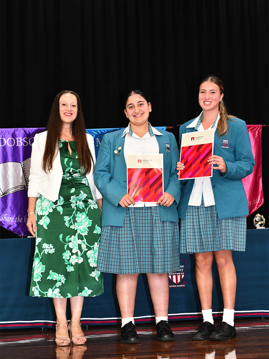 Macquarie University Emerging Leadership Award Year 10 Charlotte B. and Evonne S
