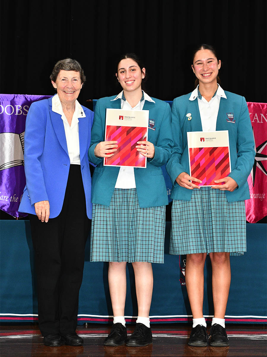 Macquarie University Emerging Leadership Award Year 11 Talia K. and Lara Z