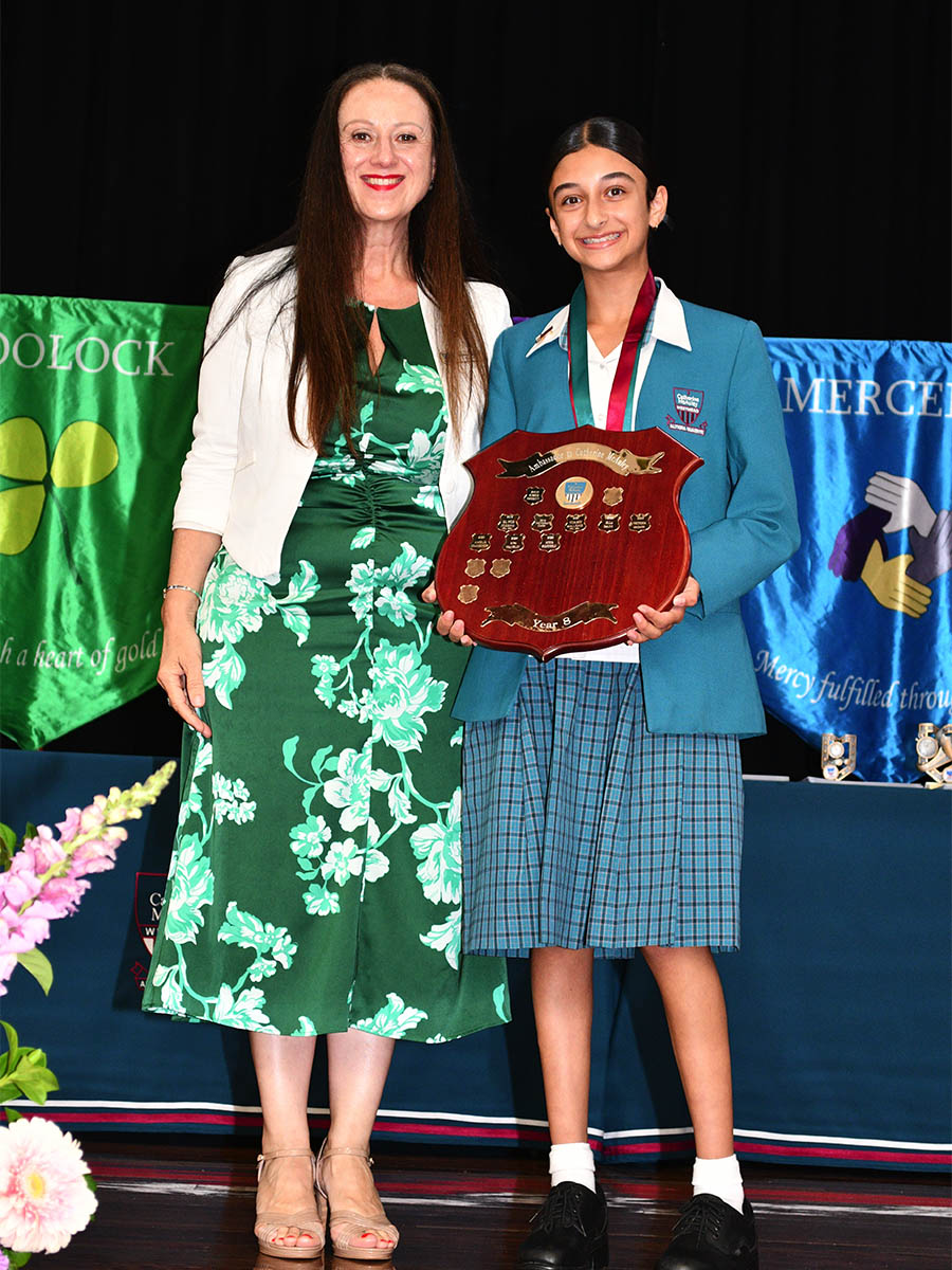 Year 8 Ambassador for Catherine McAuley Misha K