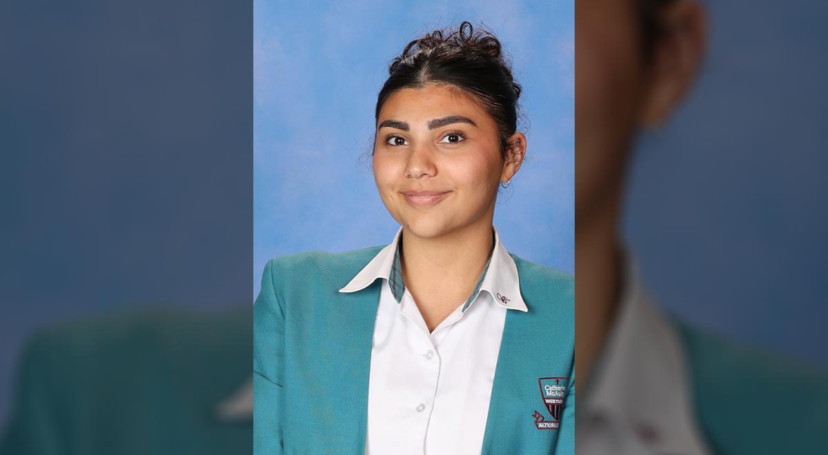 Portrait photo of Georgia, who was named NSW VET Regional Finalist