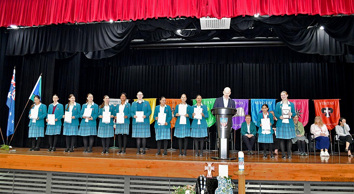 Public speaking students were recognised at the school assembly this week.
