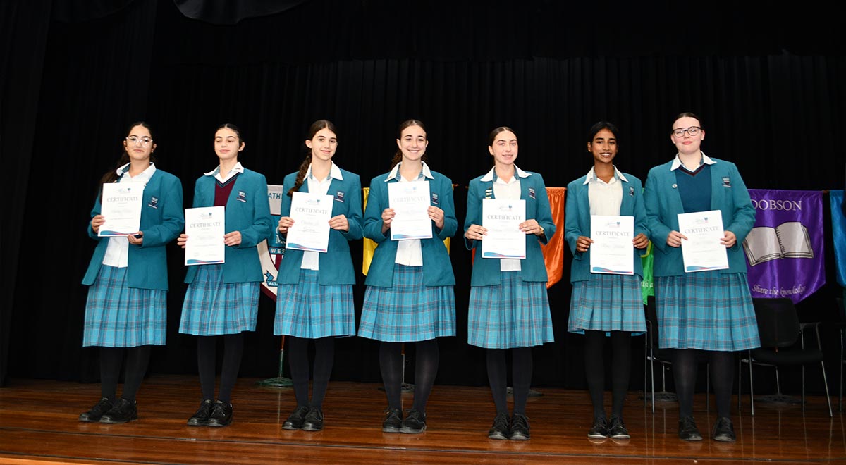 Zone Final students.