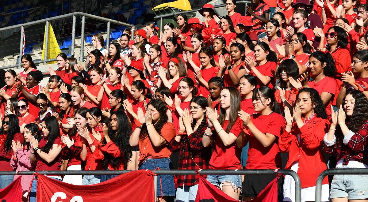 Veritas House were announced as Equal 1st in the House Cheer Off, sharing 1st place with Mercedes.